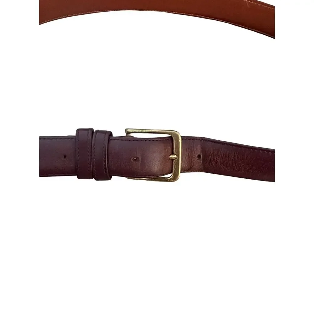 Vintage Coach 5800 Belt - Brown Leather - 38